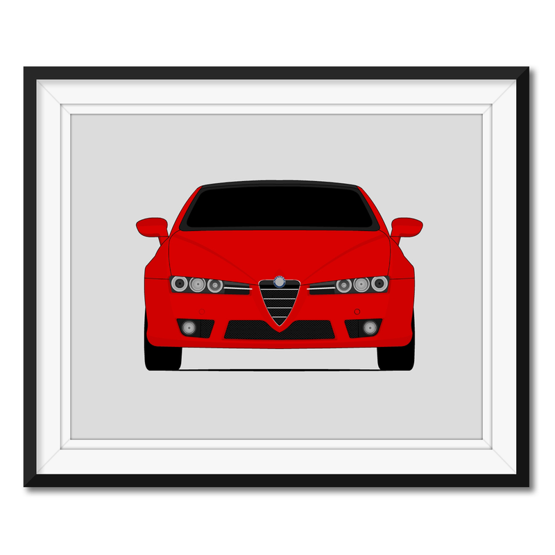 Alfa Romeo Brera (2005-2010) Poster