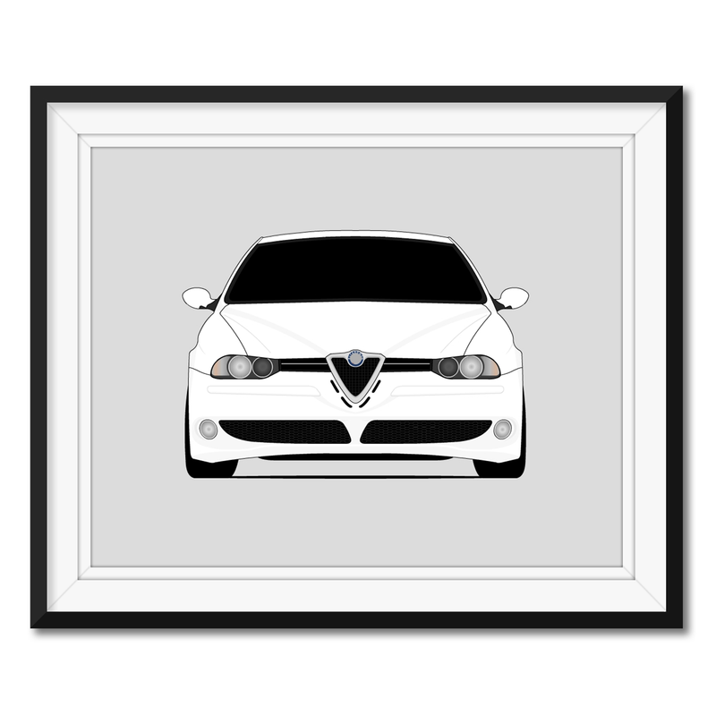 Alfa Romeo 156 GTA (2001-2005) Poster