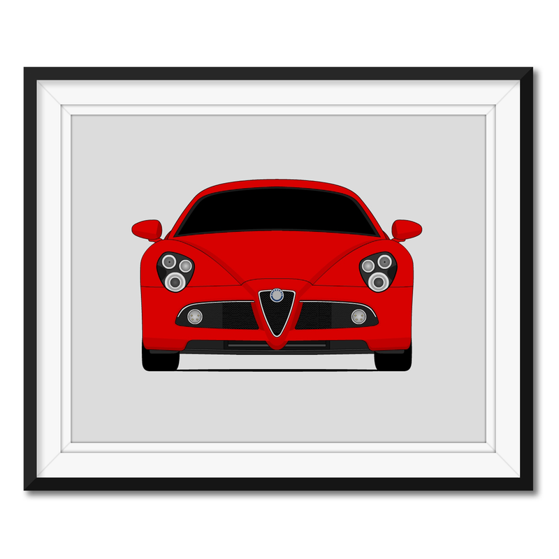 Alfa Romeo 8C Competizione (2007-2010) Poster