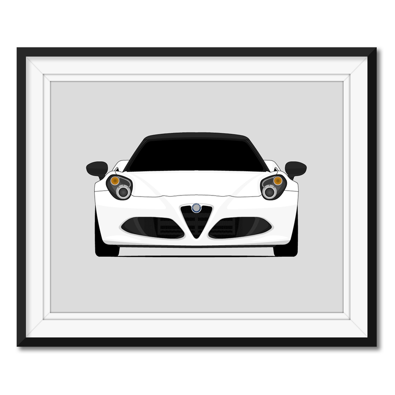 Alfa Romeo 4C (2013-2020) Poster