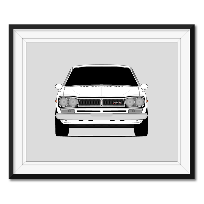 Nissan Skyline GT-R KPGC10 (1969-1972) Poster
