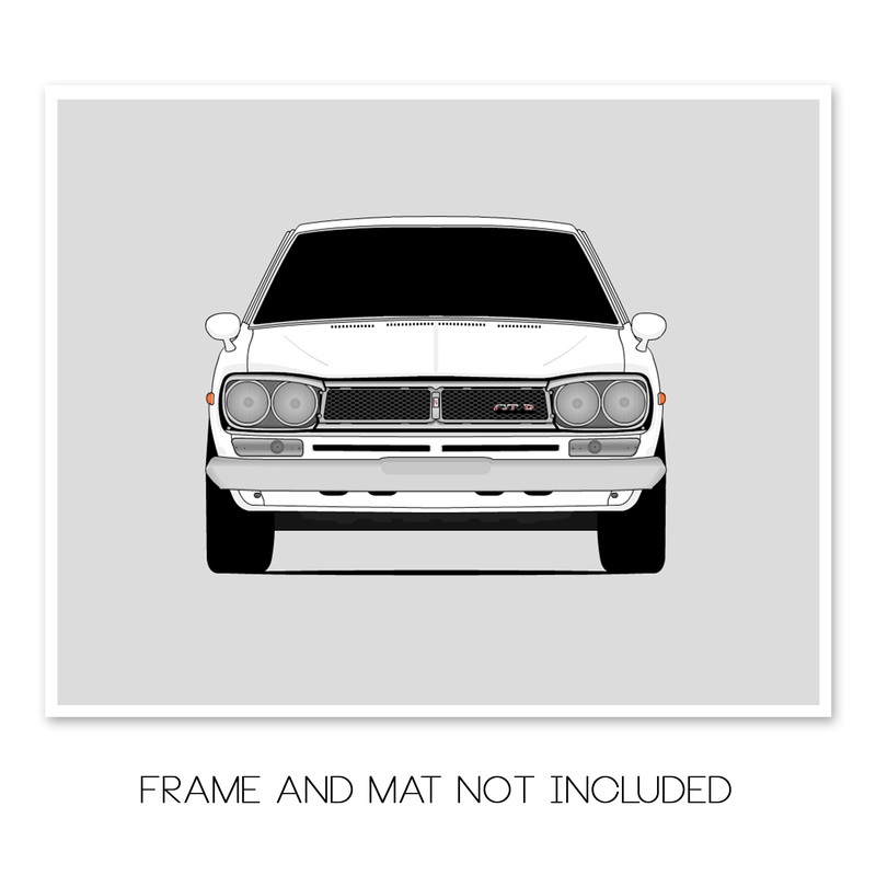 Nissan Skyline GT-R KPGC10 (1969-1972) Poster