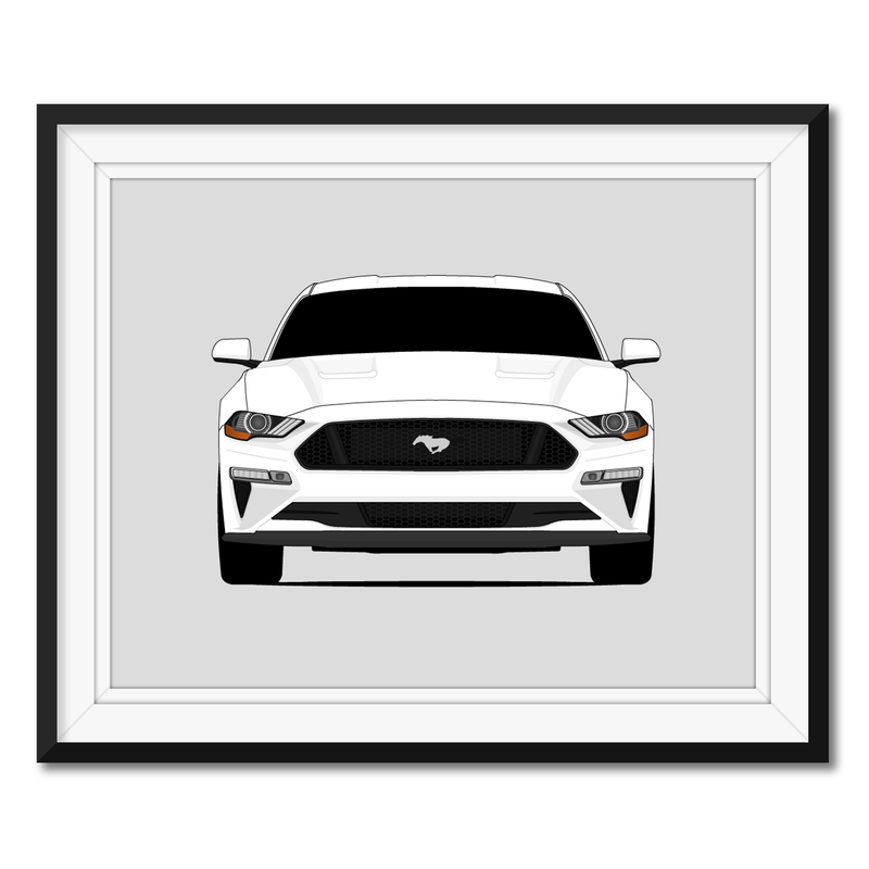 Ford Mustang GT (2018-2023) S550 Poster