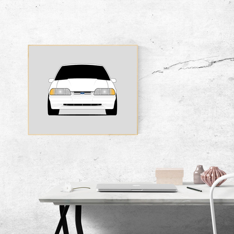 Ford Mustang LX (1987-1993) Fox Body Poster