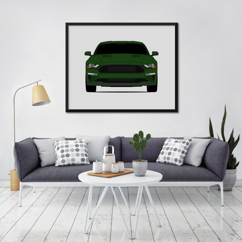 Ford Mustang Bullitt (2018-2019) S550 Poster