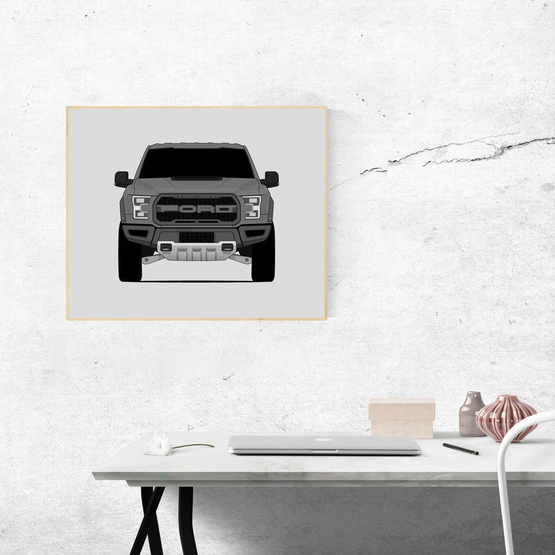 Ford F-150 Raptor SVT (2017-2020) 13th Generation Poster