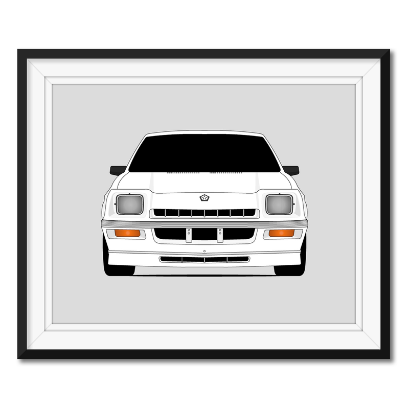 Dodge Charger (1982-1987) Gen 5 Poster