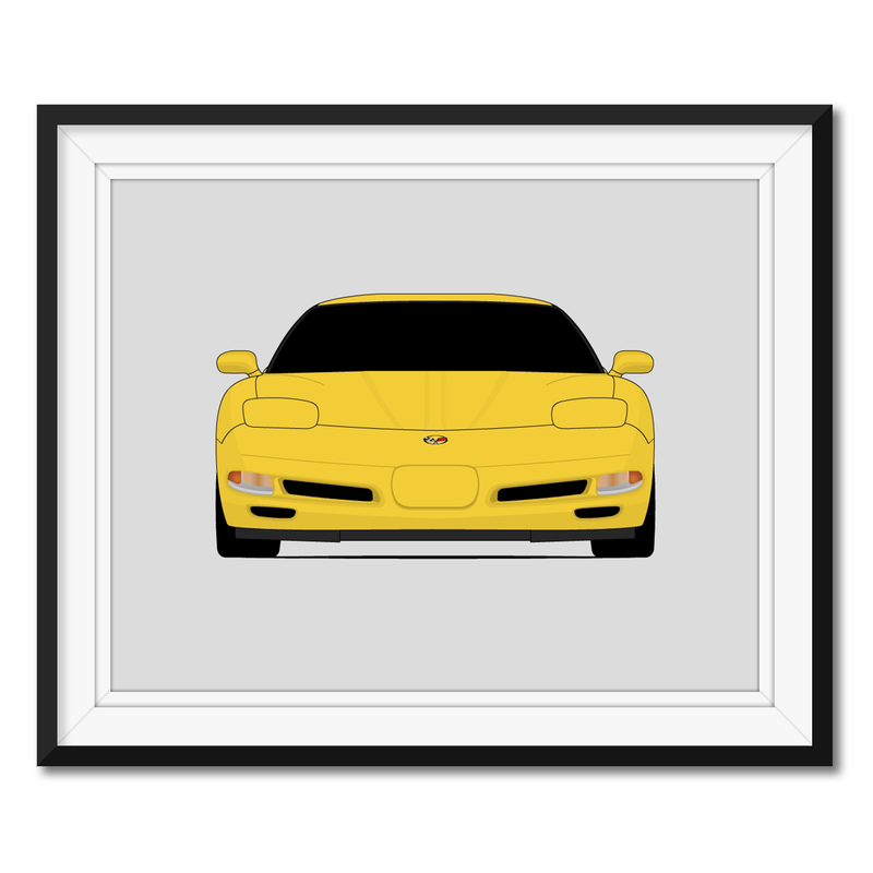 Chevy Corvette Z06 C5 (1997-2004) Poster