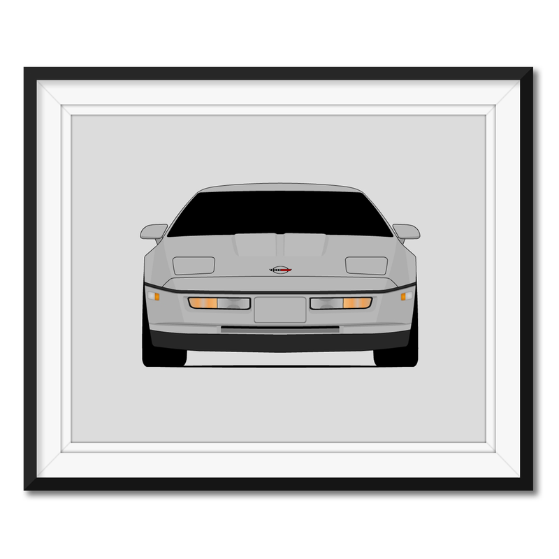 Chevy Corvette C4 (1984-1996) Poster