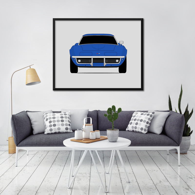 Chevy Corvette C3 (1968-1969) Poster