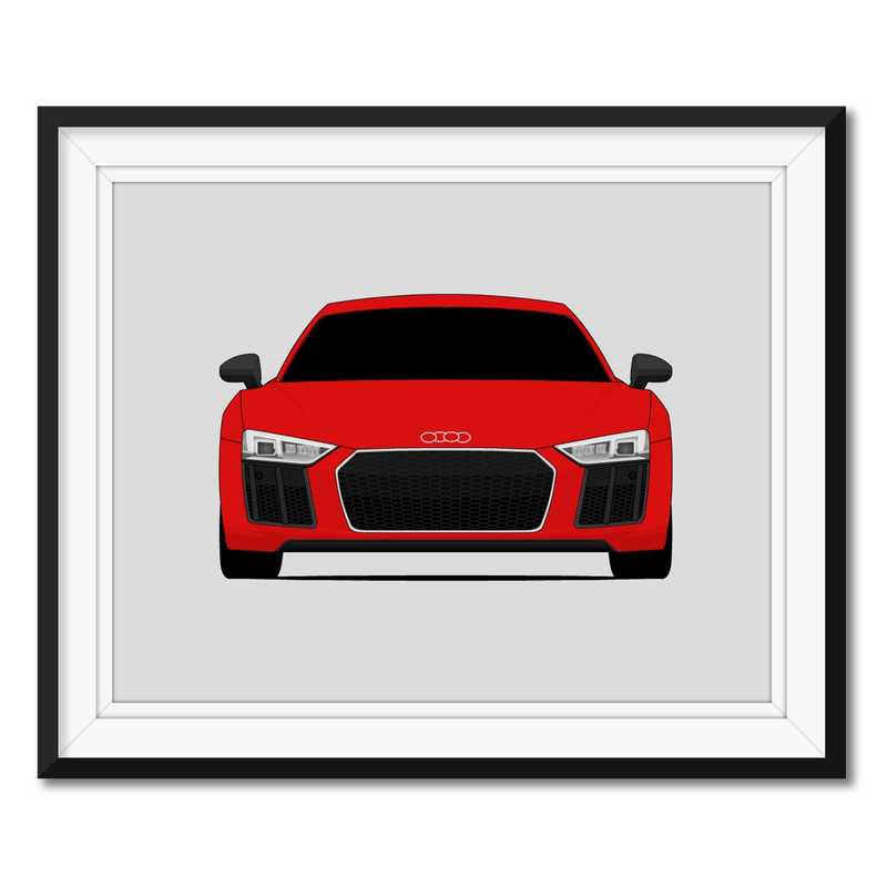 Audi R8 Type 4S (2016-2018) Poster