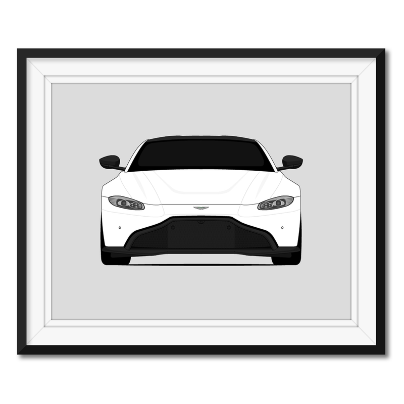 Aston Martin Vantage V8 (2018-Present) Poster