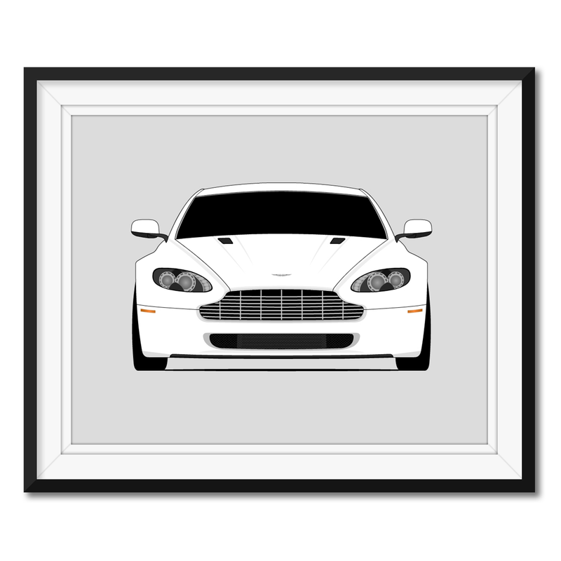 Aston Martin Vantage V8 (2005-2011) Poster