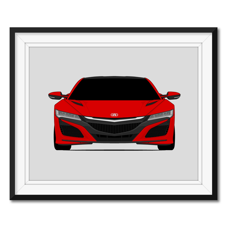 Acura NSX NC1 (2016-2021) Poster