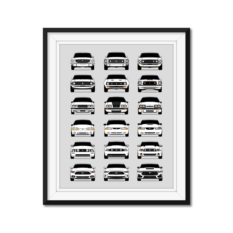 Ford Mustang Generations