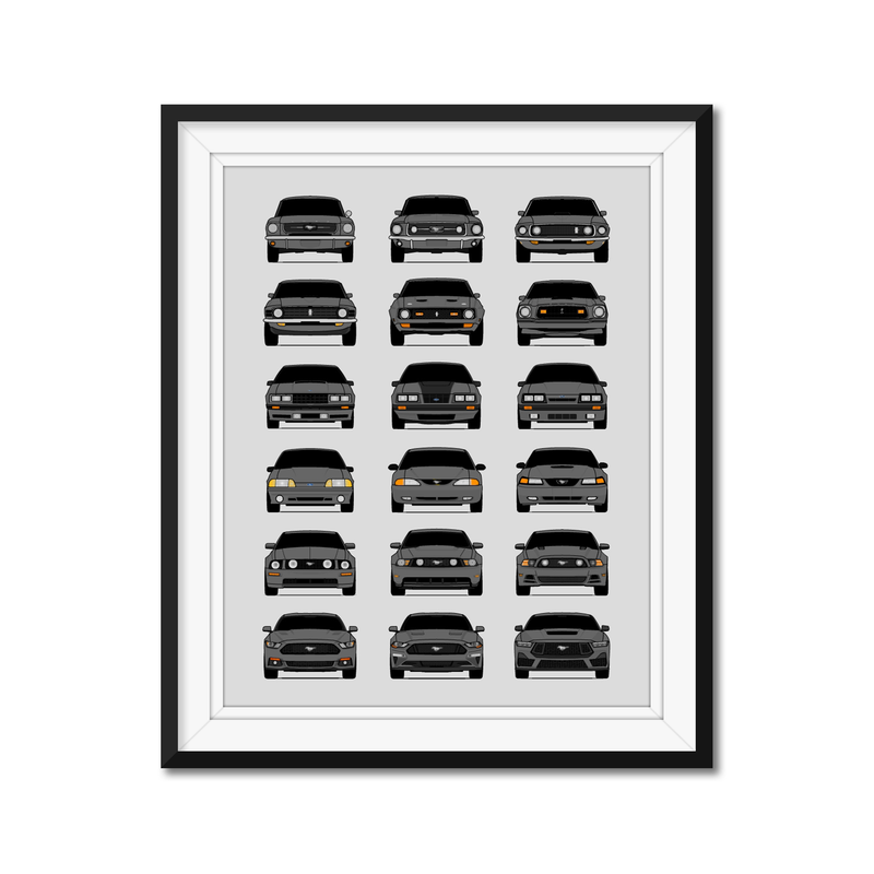 Ford Mustang Generations