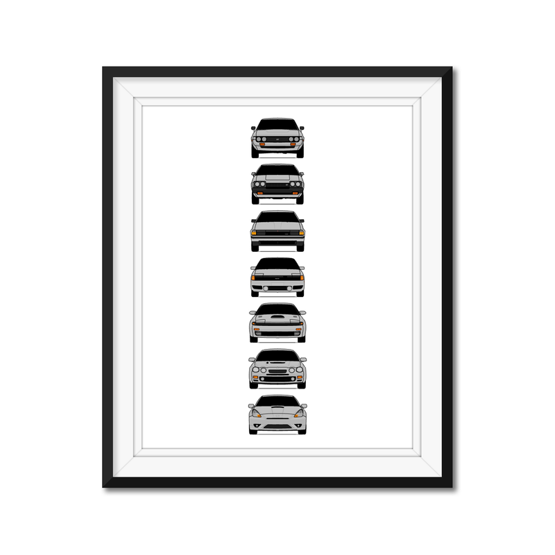 Toyota Celica Generations