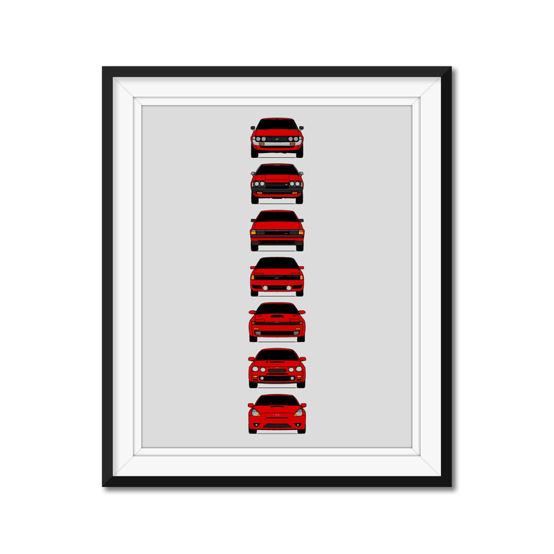 Toyota Celica Generations