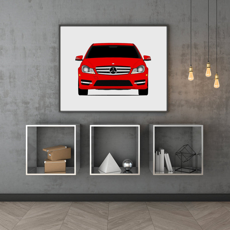 Mercedes-Benz C-Class W204 (2011-2015) Poster