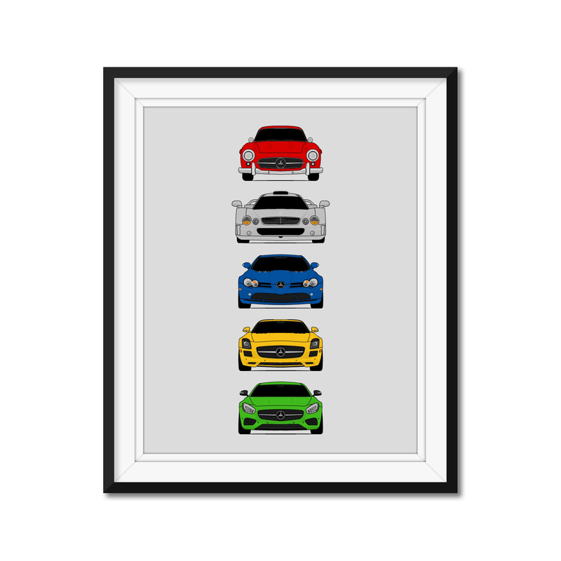 Mercedes-Benz Sports Car Generations