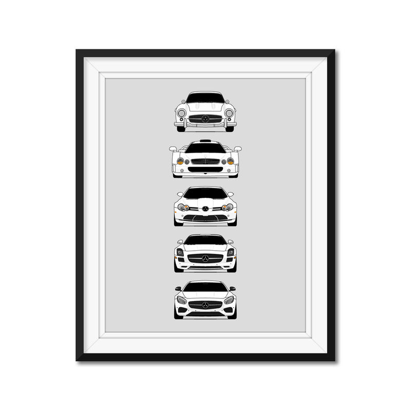 Mercedes-Benz Sports Car Generations