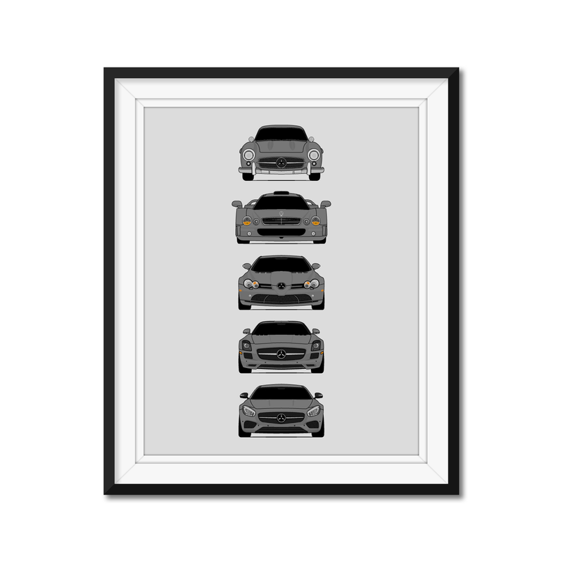 Mercedes-Benz Sports Car Generations