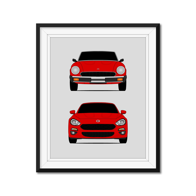 Fiat 124 Spider Generations