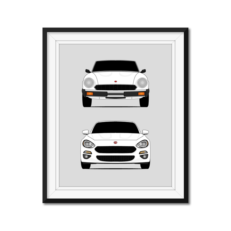 Fiat 124 Spider Generations