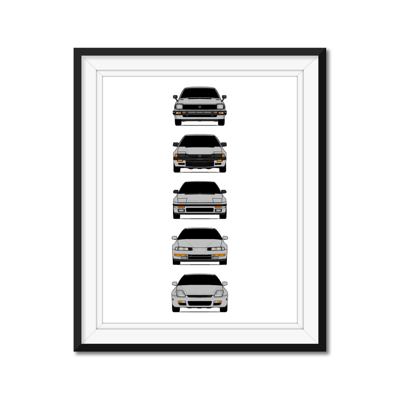 Honda Prelude Generations