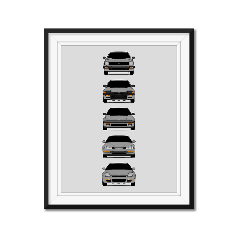 Honda Prelude Generations