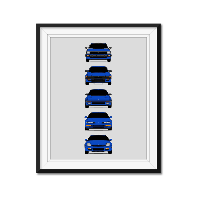 Honda Prelude Generations