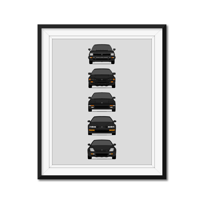 Honda Prelude Generations
