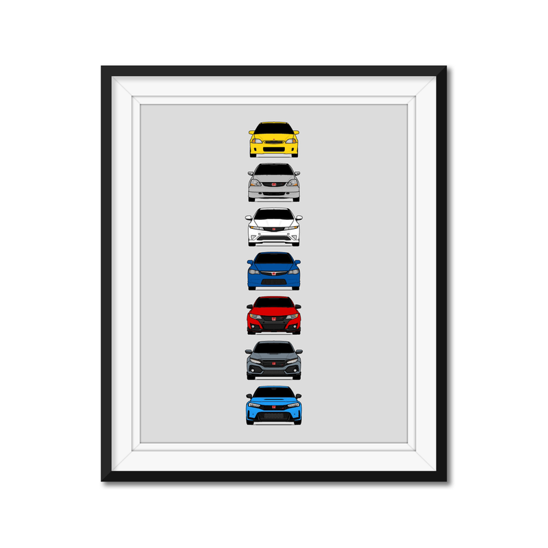 Honda Civic Type-R Generations