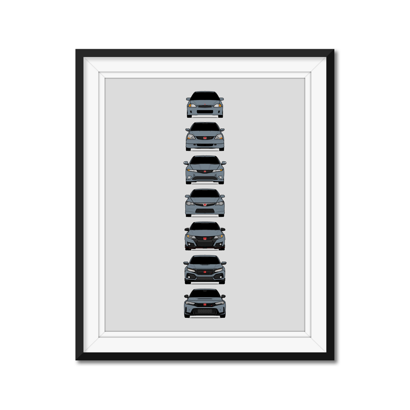 Honda Civic Type-R Generations