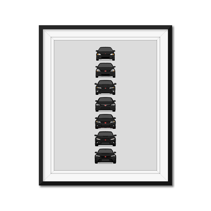 Honda Civic Type-R Generations