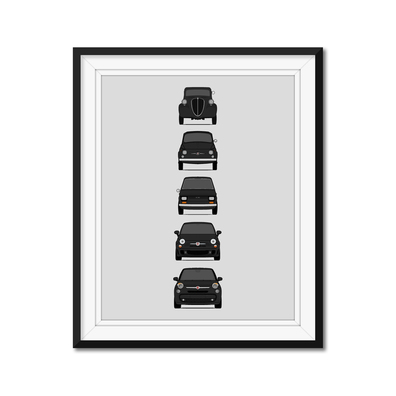 Fiat 500 Generations