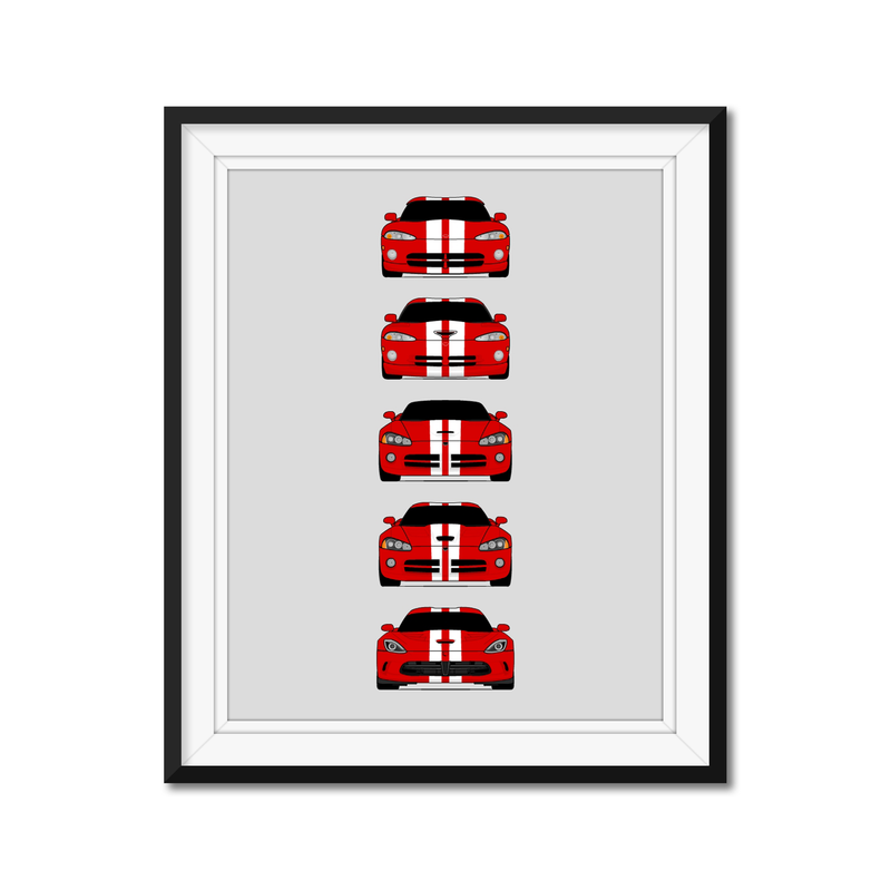 Dodge Viper Generations