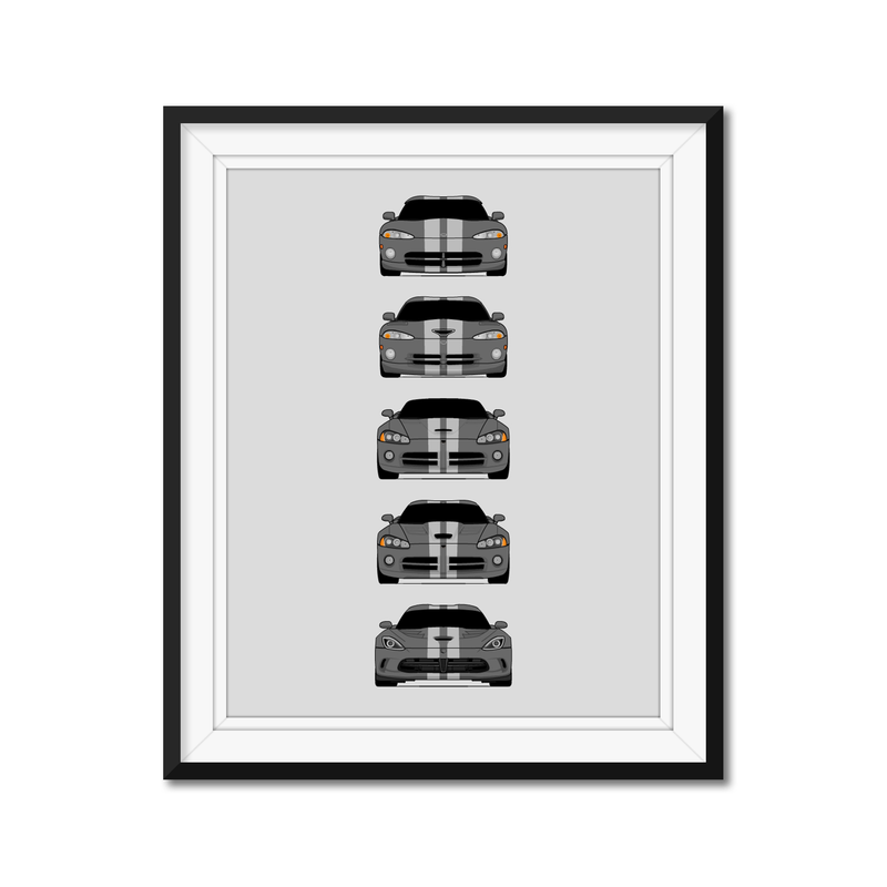 Dodge Viper Generations