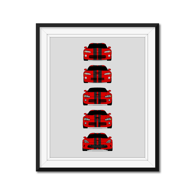 Dodge Viper Generations