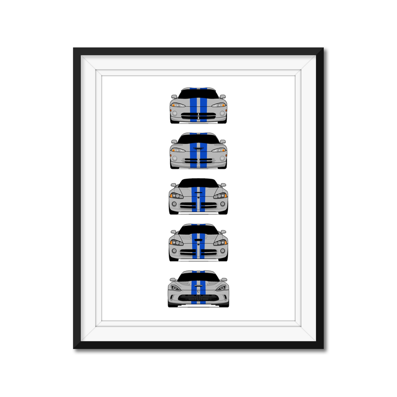 Dodge Viper Generations