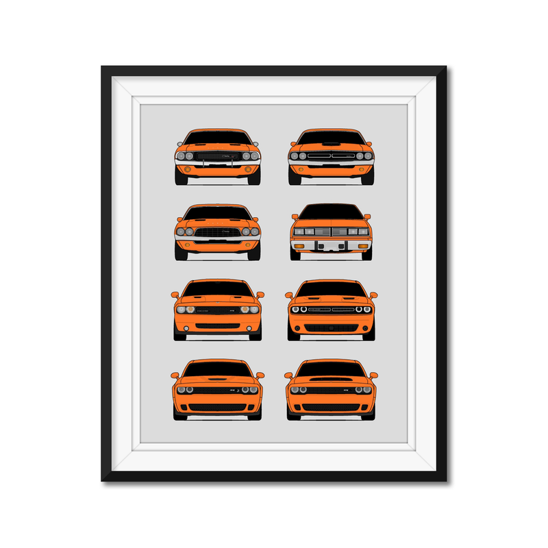 Dodge Challenger Generations