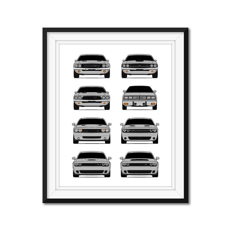 Dodge Challenger Generations