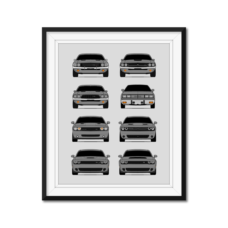 Dodge Challenger Generations