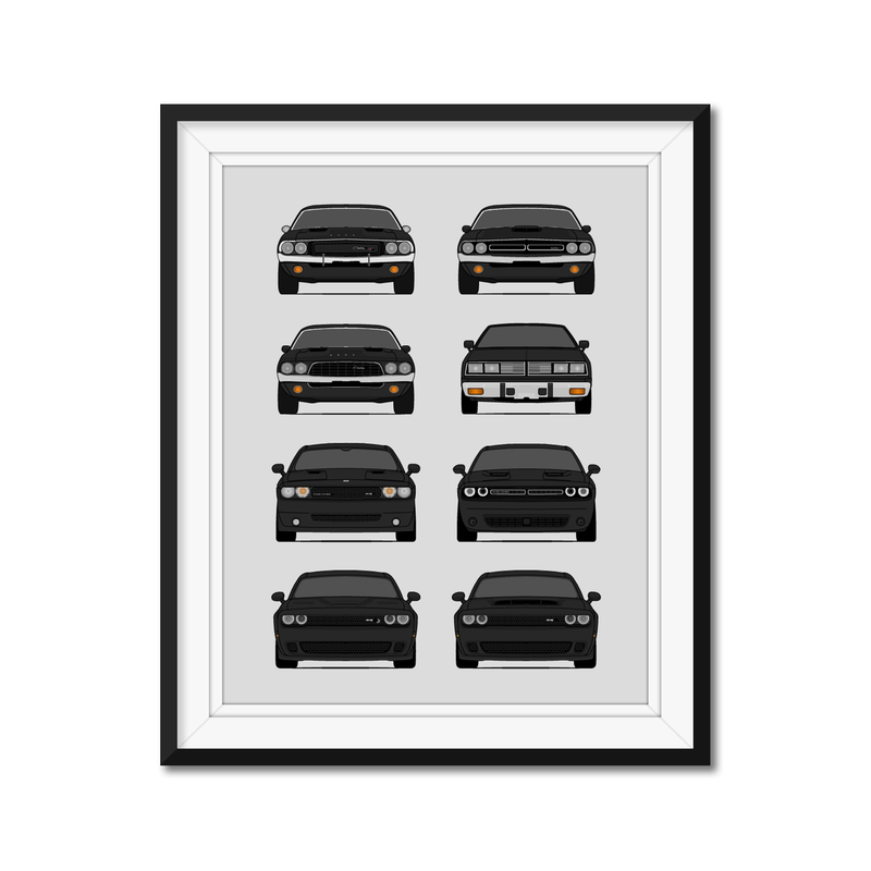 Dodge Challenger Generations