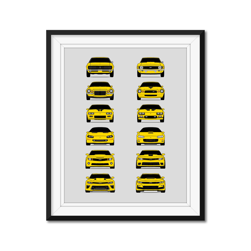Chevy Camaro Generations
