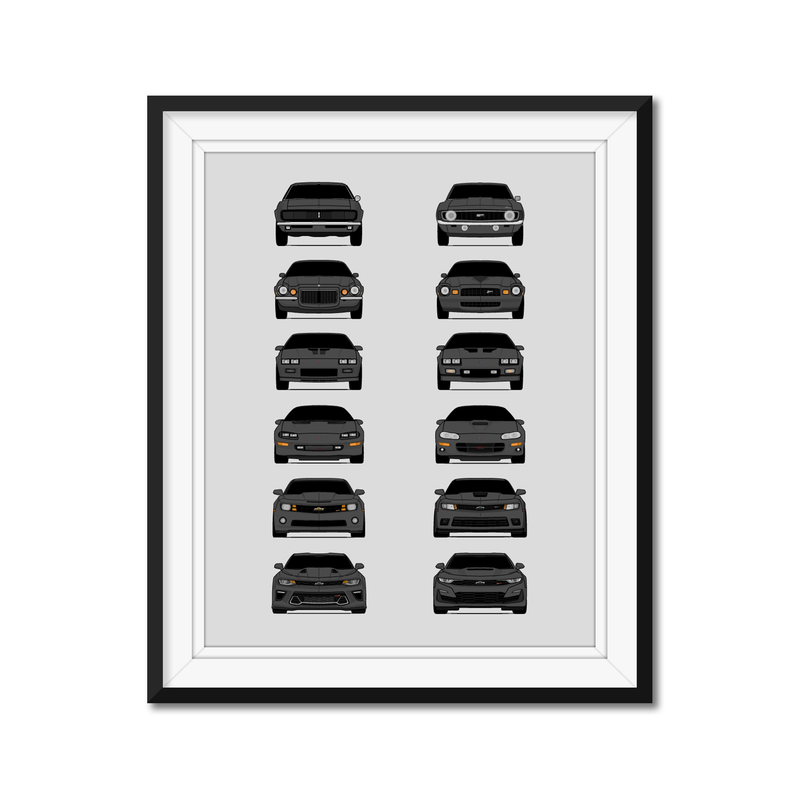 Chevy Camaro Generations