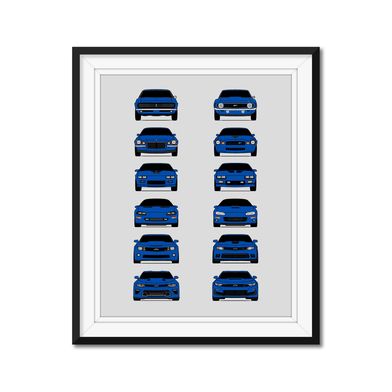 Chevy Camaro Generations