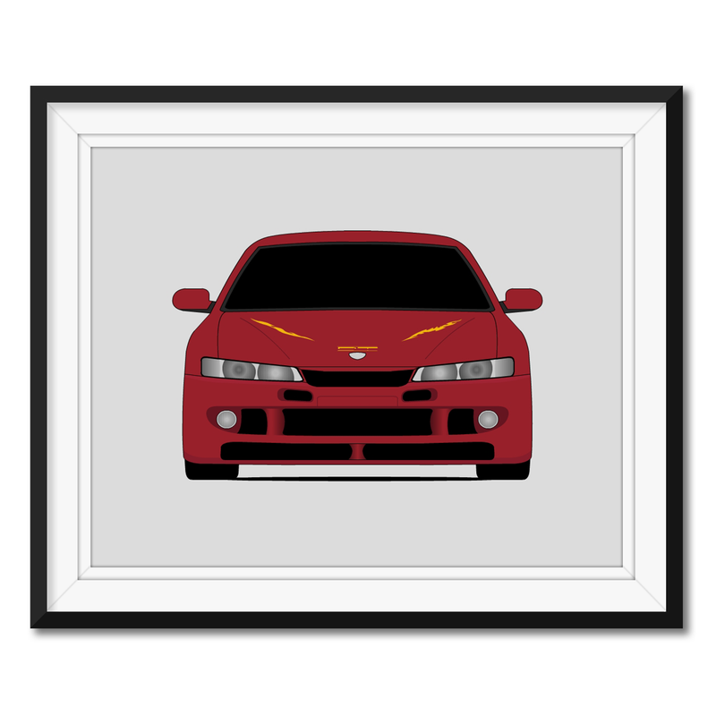 Nissan 240SX (1995-1998) Fast and the Furious Poster