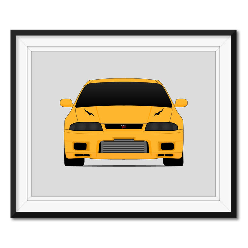 Nissan Skyline R33 GT-R (1995-1998) From the Fast and the Furious Poster