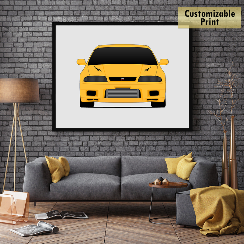 Nissan Skyline R33 GT-R (1995-1998) From the Fast and the Furious Poster